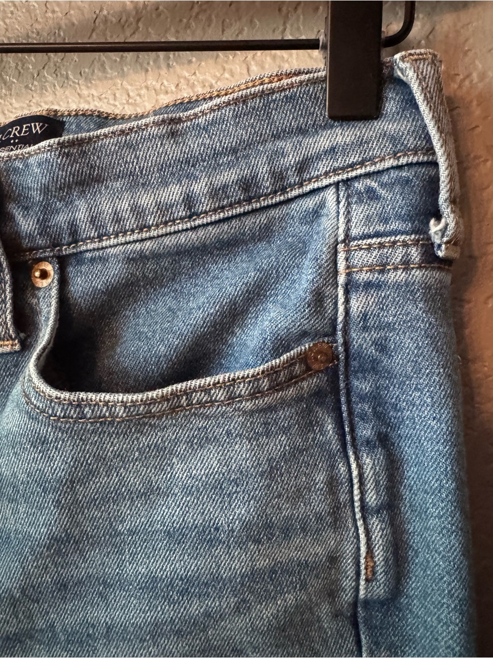 J.Crew Essential Straight Jeans Women’s 26 Medium Wash Ankle Cropped Stretch - Picture 7 of 14